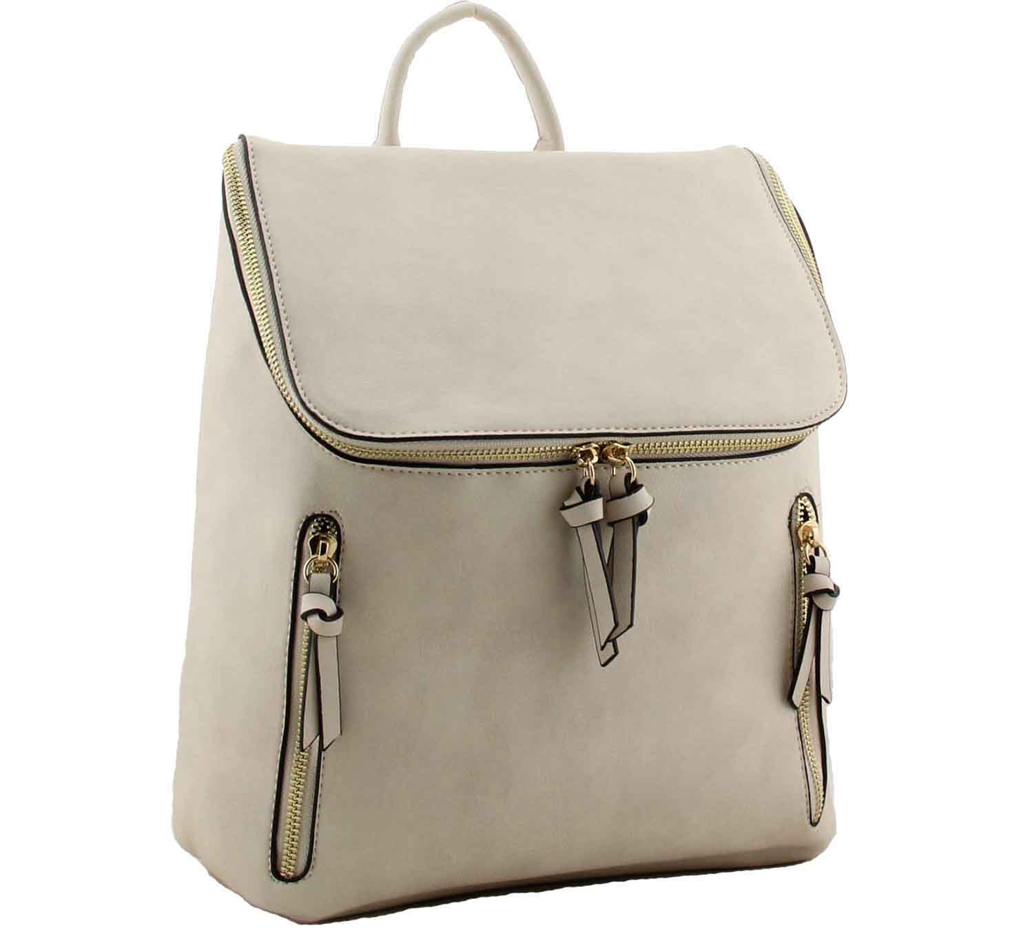 1652 Tammy fashion designer backpack beige Bagzone Supplier of